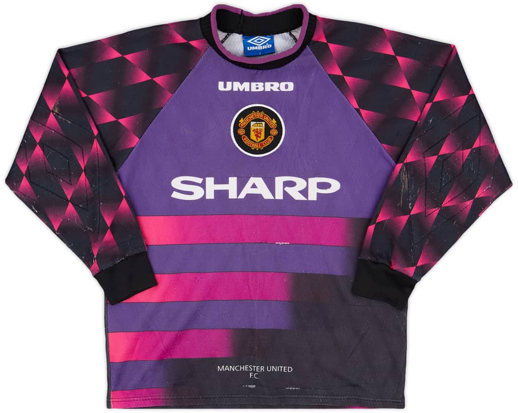 1996-97 Manchester United GK Shirt - 5/10 - (Y)