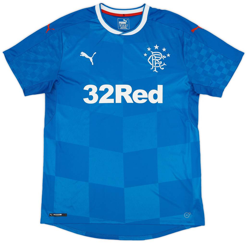 2016-18 Rangers Home Shirt - 9/10 - (L)