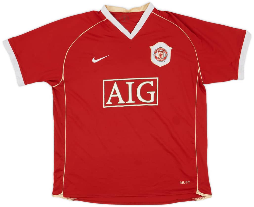 2006-07 Manchester United Home Shirt - 5/10 - (XL)