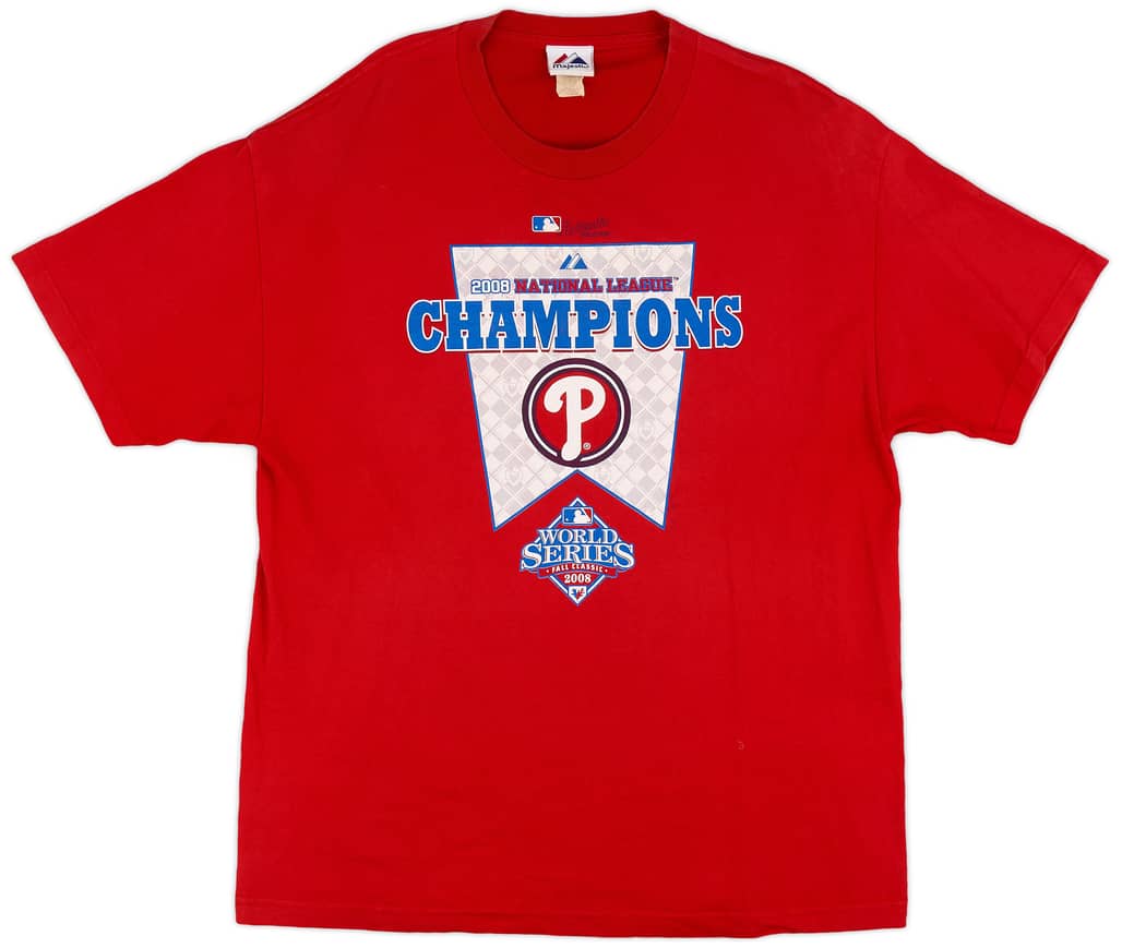 2008 Philadelphia Phillies National League Champions Majestic Tee - 6/10 - (XL)
