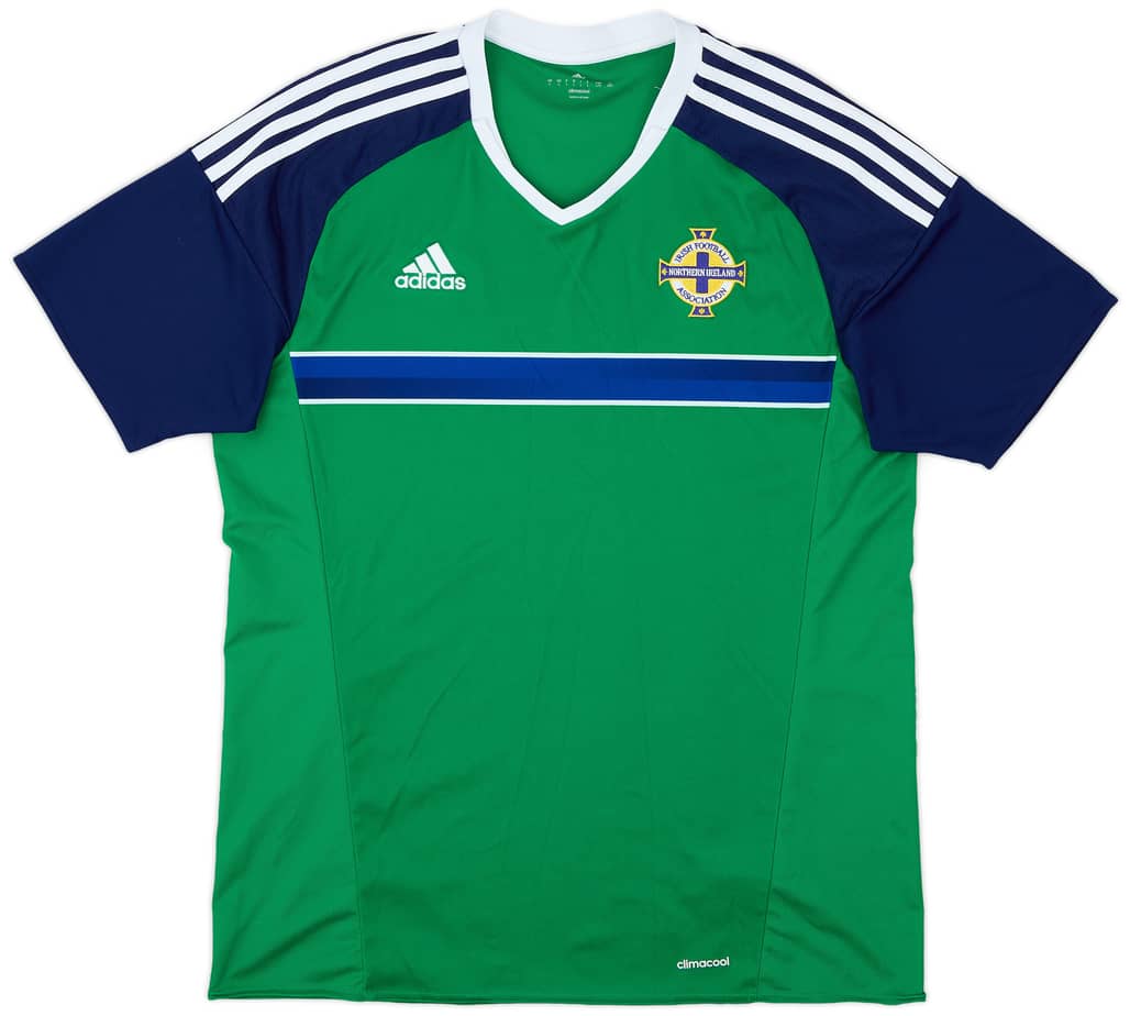 2016-17 Northern Ireland Home Shirt - 8/10 - (L)