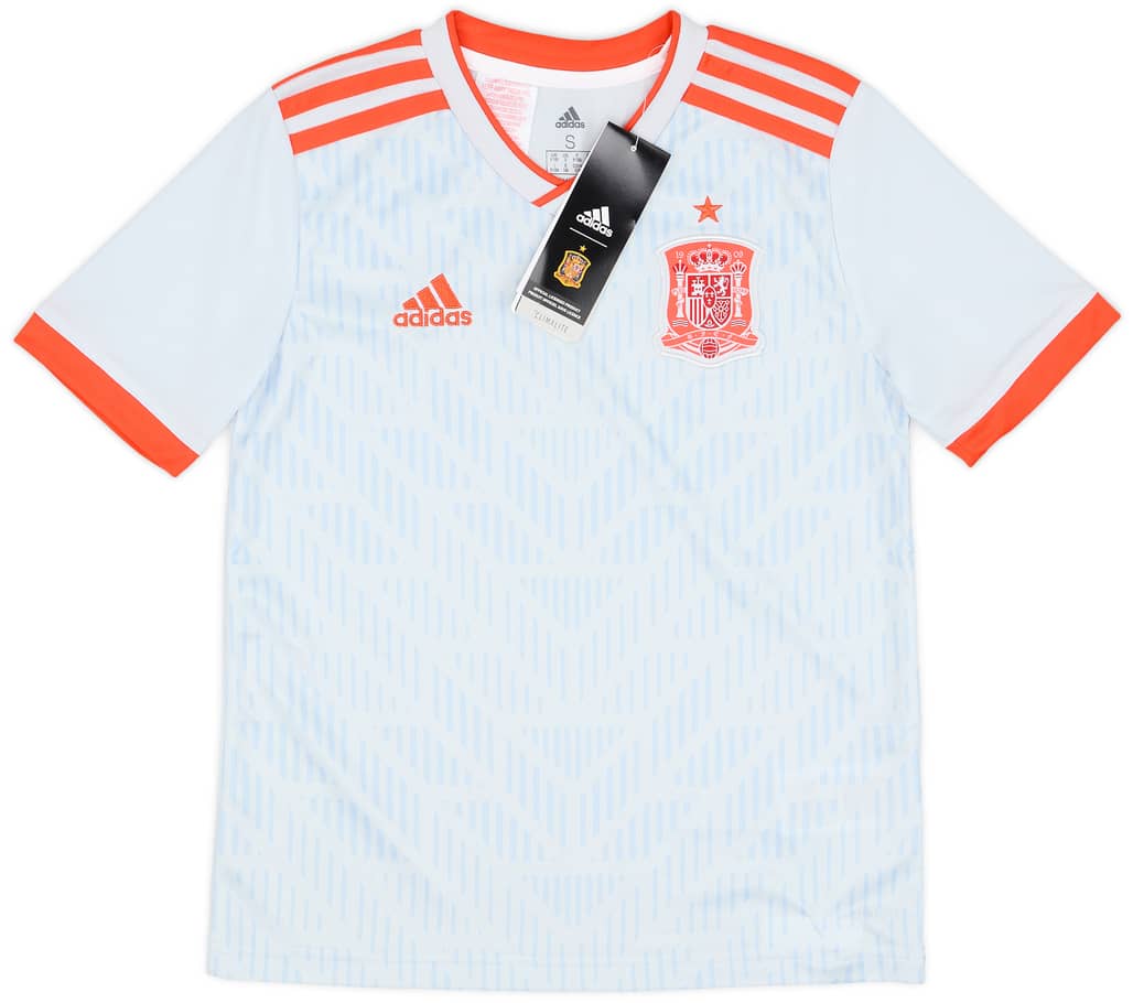 2018-19 Spain Away Shirt (S.Boys)