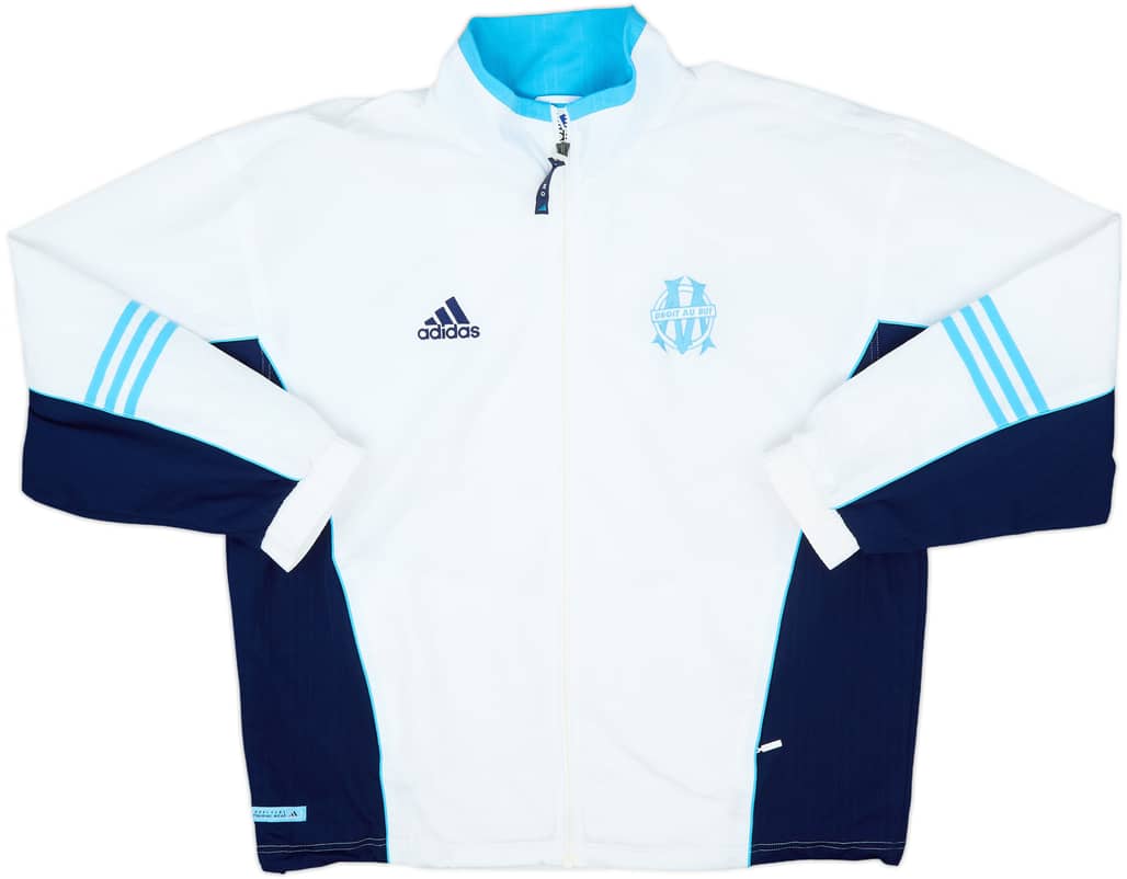 2000-01 Olympique Marseille adidas Track Jacket - 8/10 - (L)