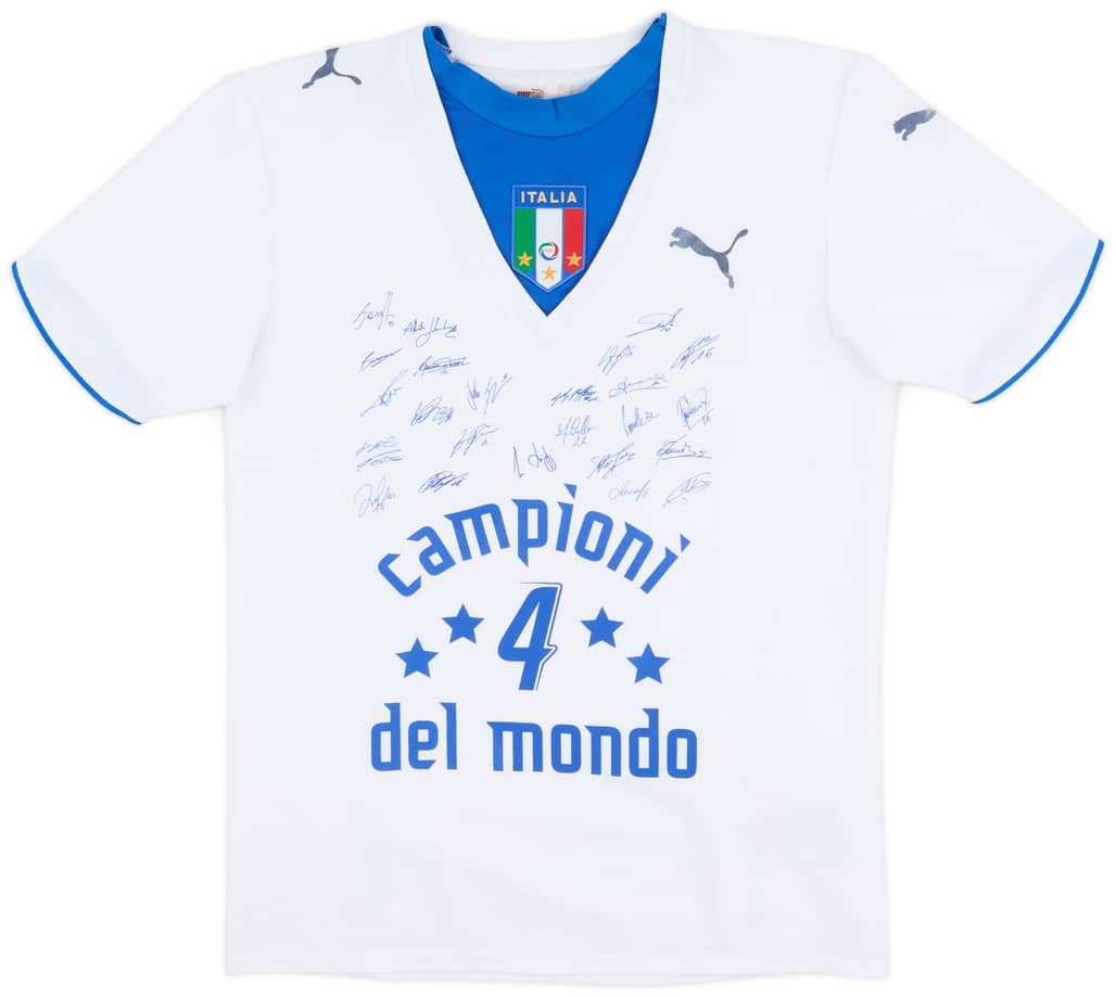 2006 Italy 'Campioni Del Mondo' Away Shirt - 7/10 - (S)