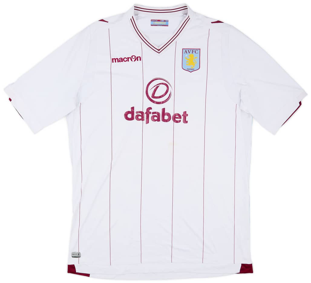 2014-15 Aston Villa Away Shirt - 4/10 - (4XL)