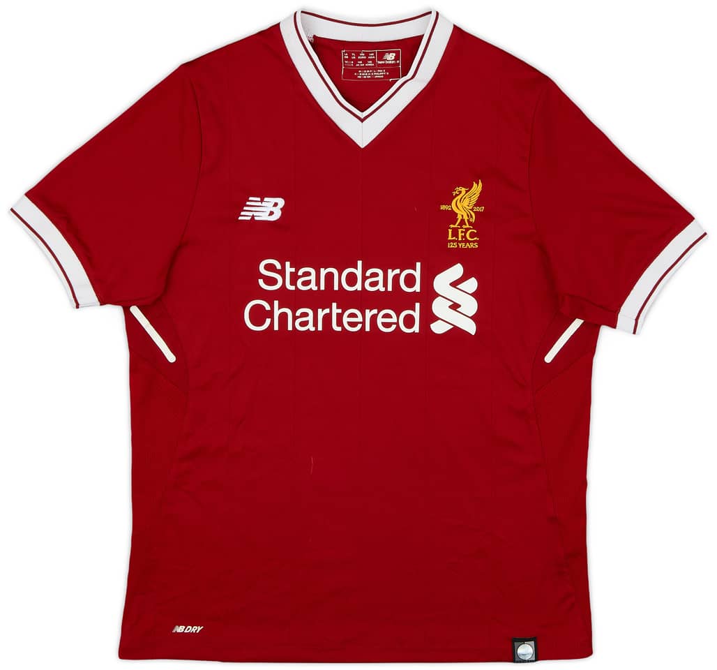 2017-18 Liverpool 125 Years Home Shirt - 8/10 - (L.Boys)