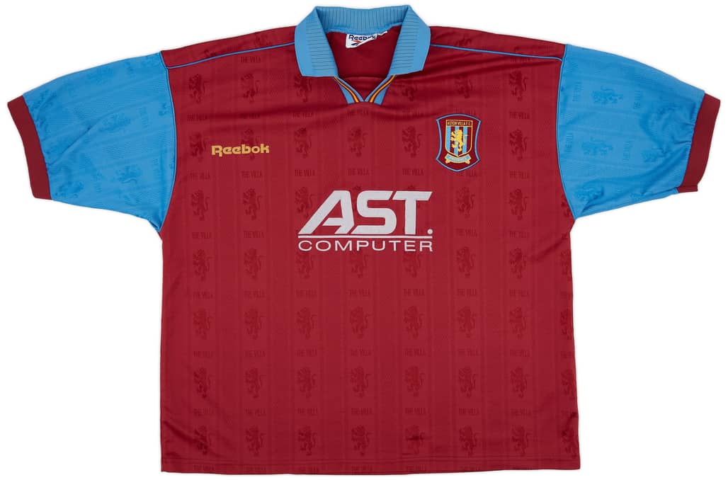 1995-97 Aston Villa Home Shirt - 8/10 - (XXL)