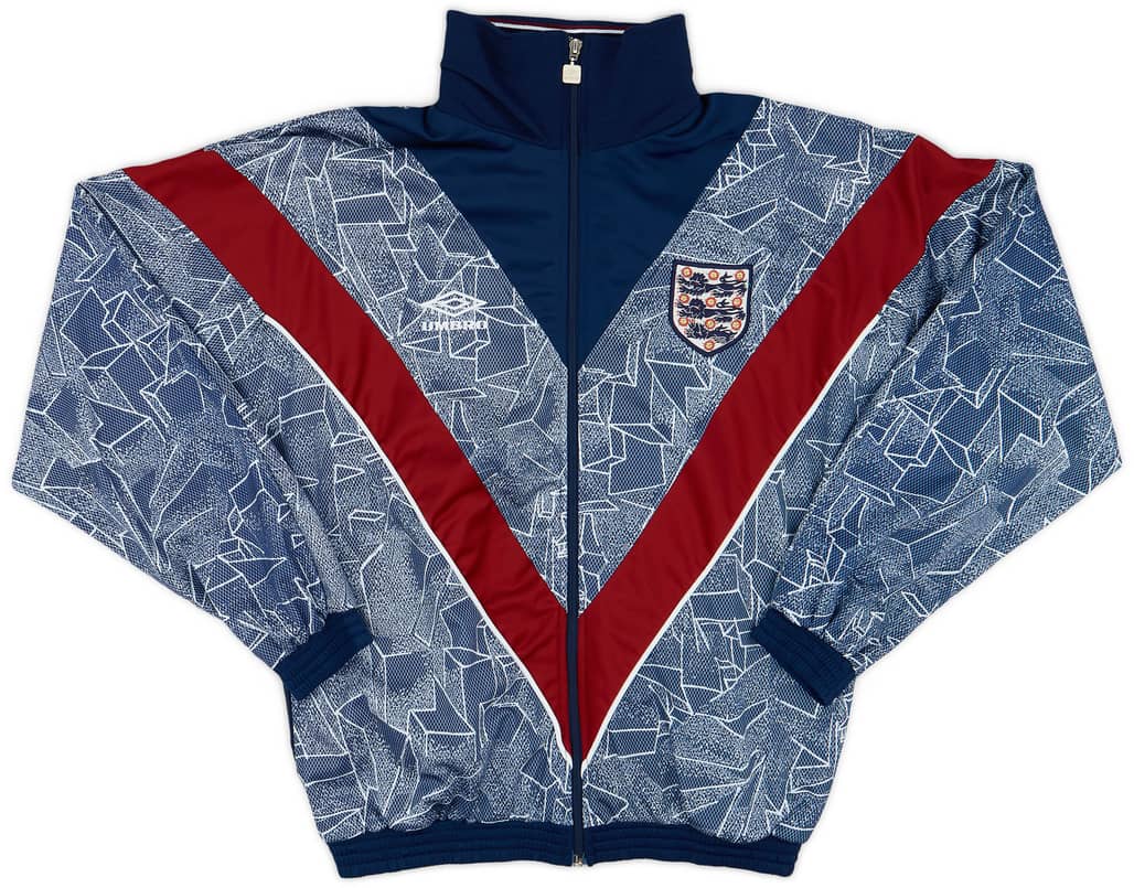 1993-95 England Umbro Track Jacket - 9/10 - (S)
