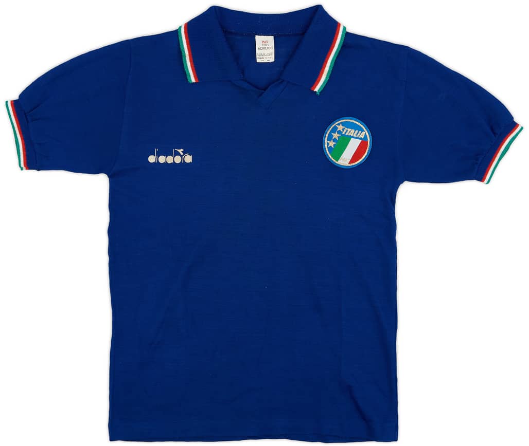 1986-88 Italy Home Shirt - 7/10 - (XL.Boys)