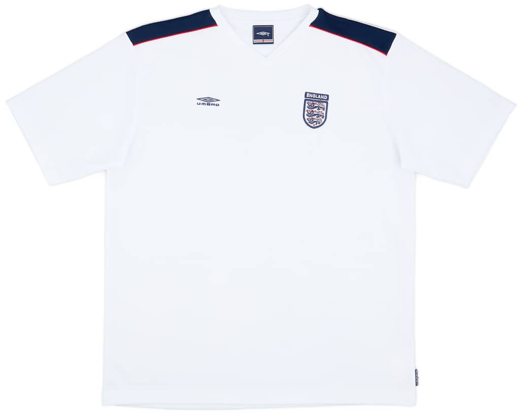 2000-02 England Umbro Training Shirt - 8/10 - (XL)