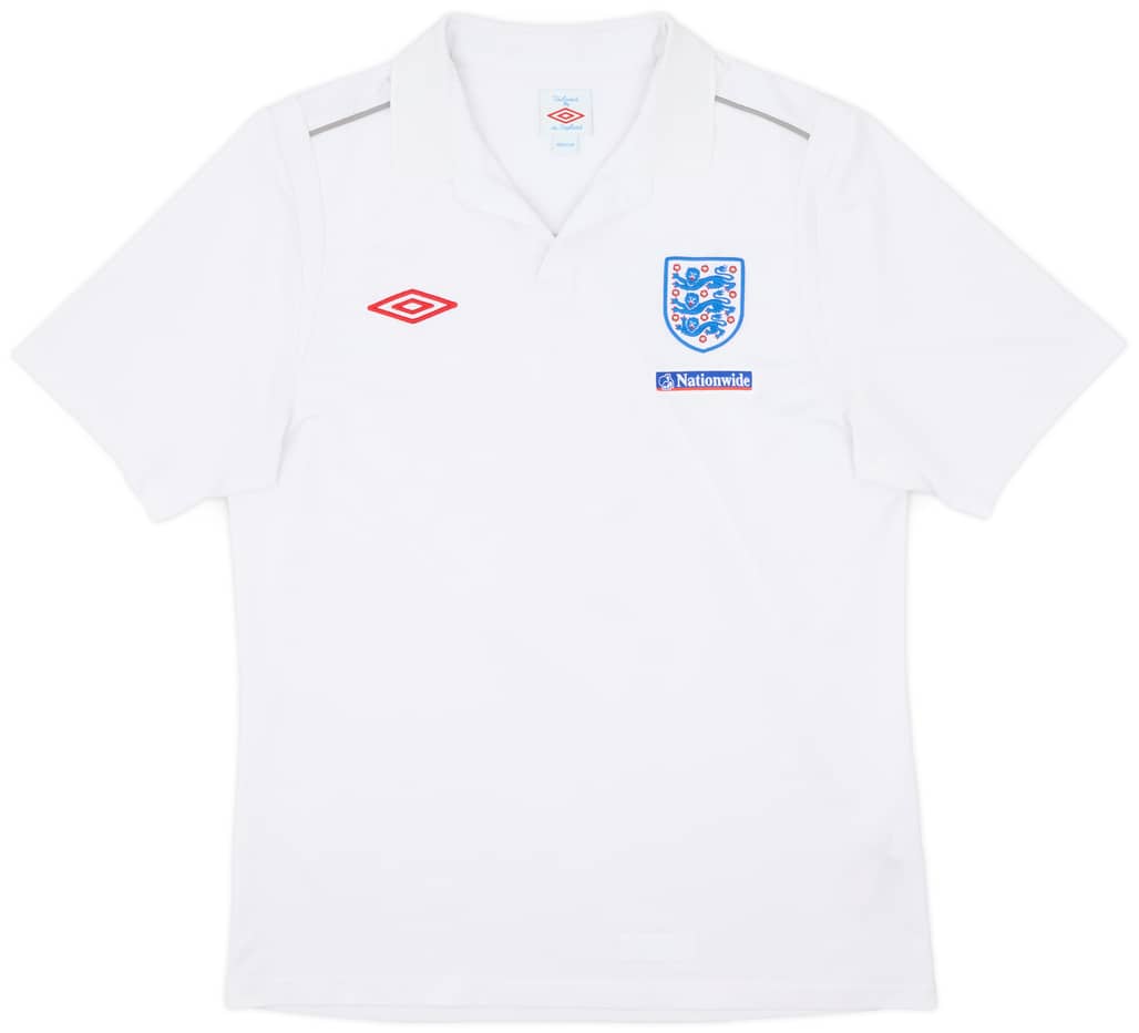 2010-12 England Umbro Polo Shirt - 9/10 - (M)