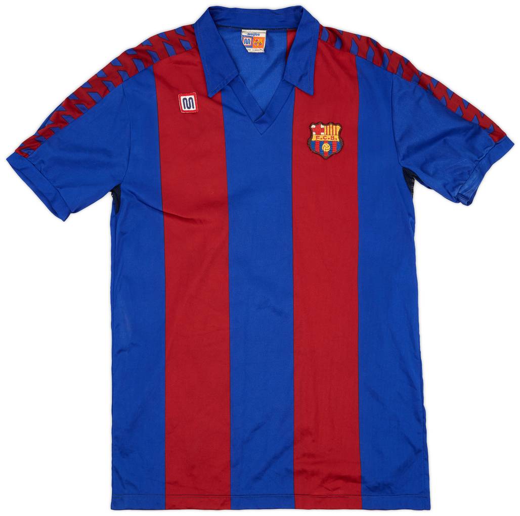 1984-89 Barcelona Home Shirt - 8/10 - (XL)