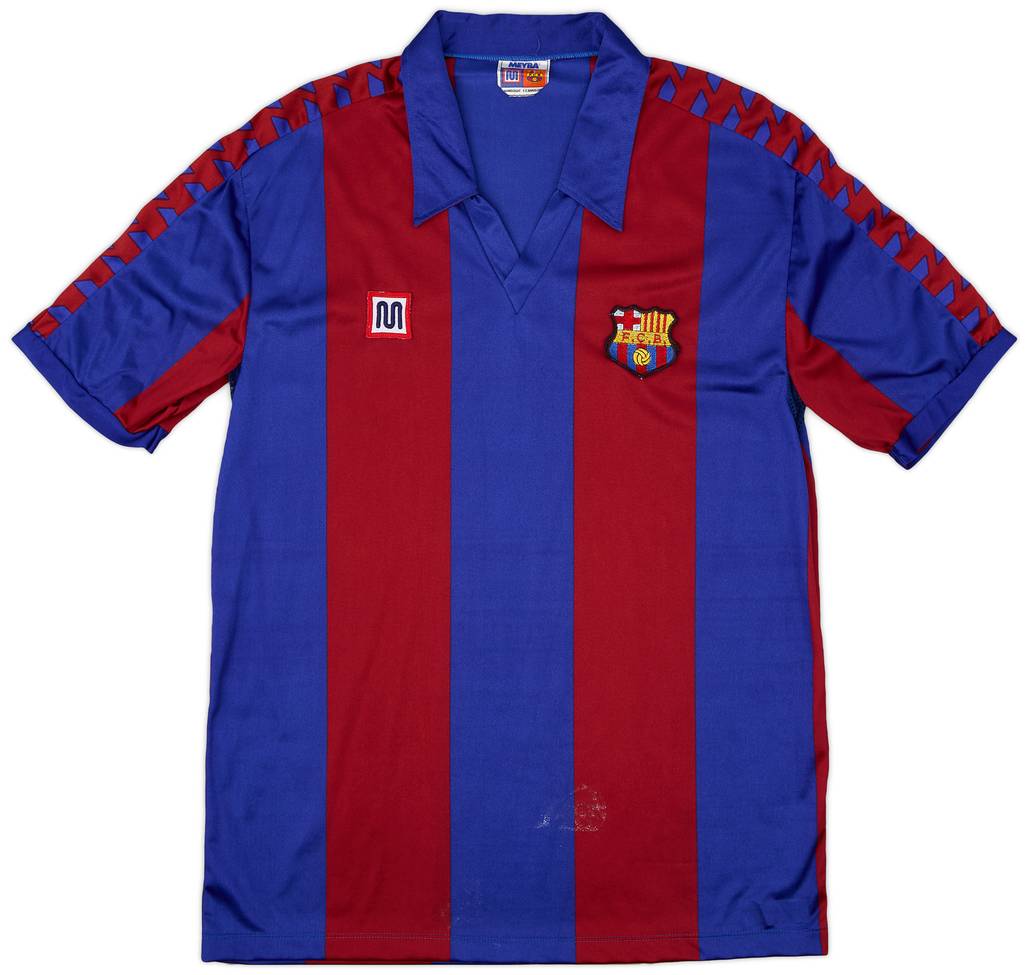 1984-89 Barcelona Home Shirt - 6/10 - (XL)