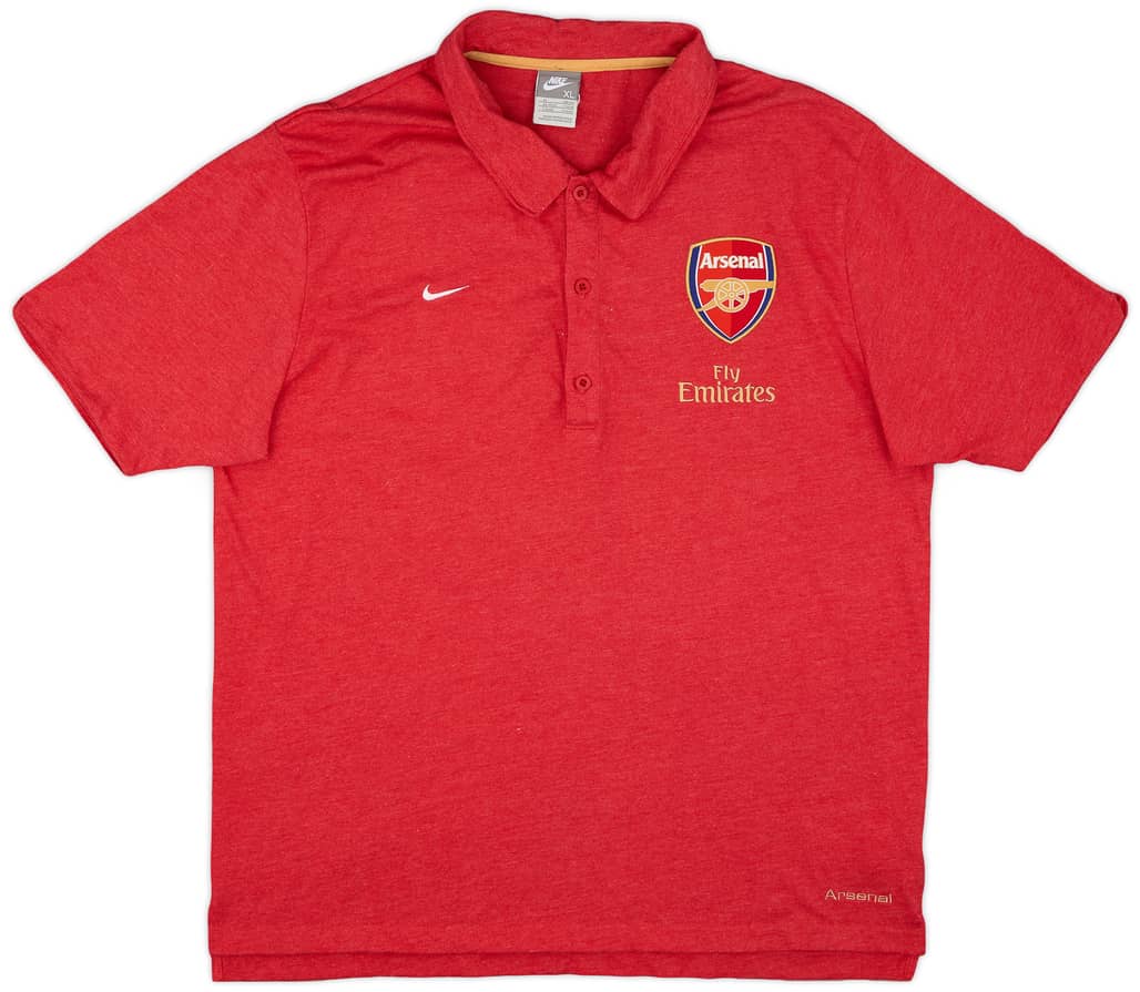 2008-09 Arsenal Nike Polo Shirt - 7/10 - (XL)