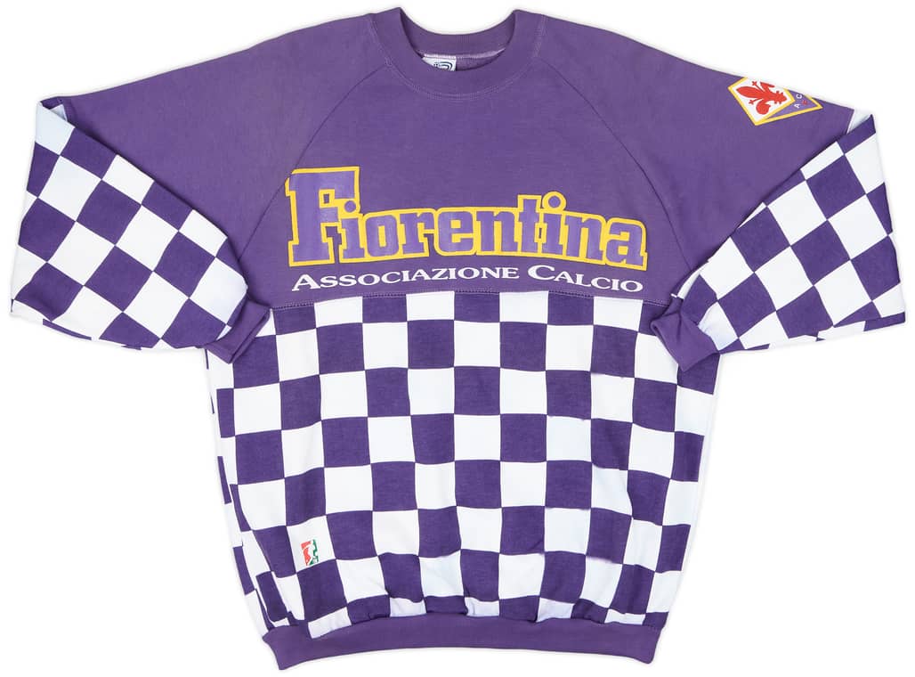 1990-91 Fiorentina Le Felpe Dei Grandi Club Sweat Top - 6/10 - (L)