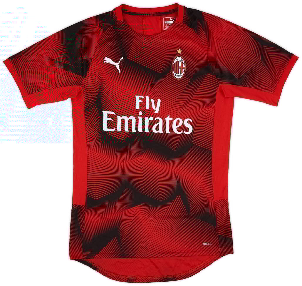 2018-19 AC Milan Puma Training Shirt - 9/10 - (M)