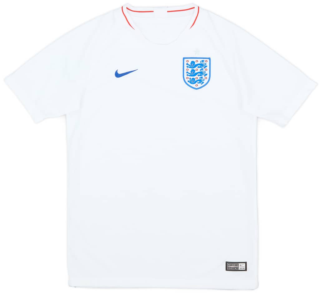 2018-19 England Home Shirt - 8/10 - (L.Boys)