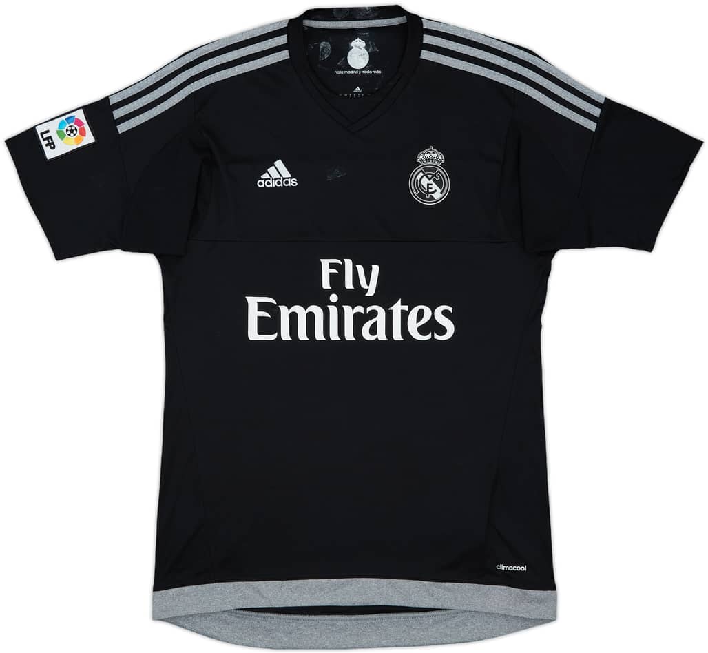 2015-16 Real Madrid GK S/S Shirt - 7/10 - (M)