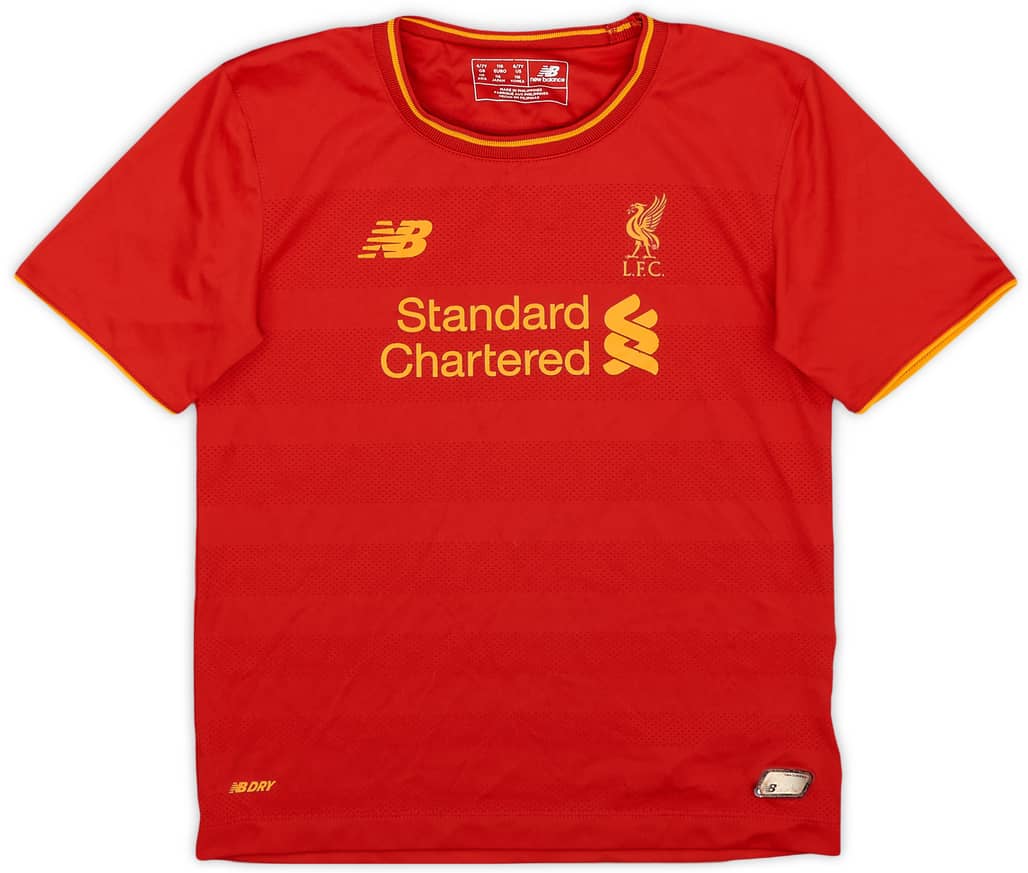 2016-17 Liverpool Home Shirt - 8/10 - (6-7 Years)