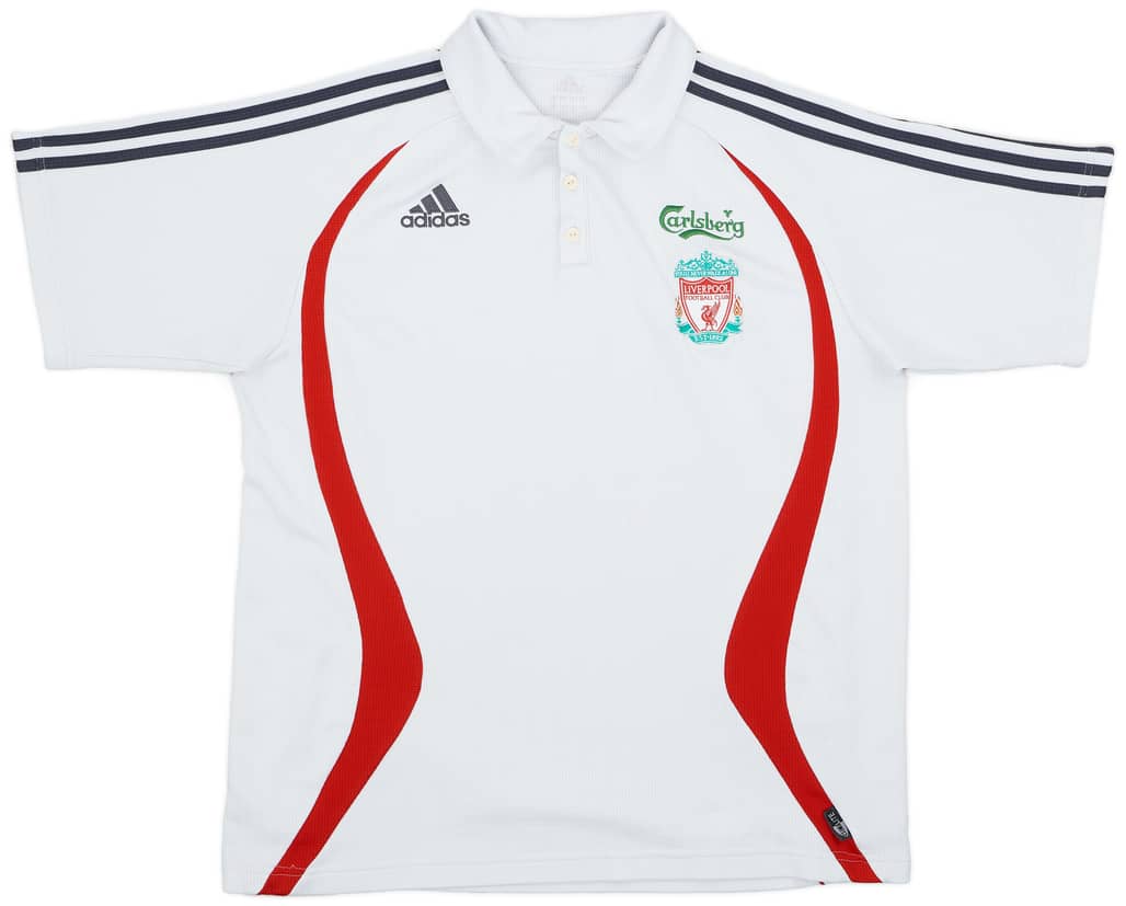 2006-07 Liverpool adidas Polo Shirt - 6/10 - (XL)