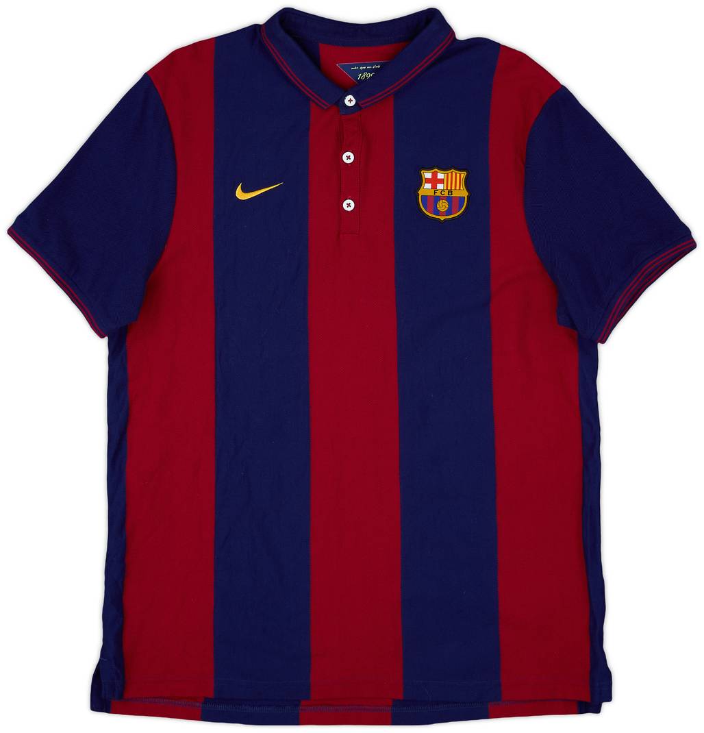 2014-15 Barcelona Nike Polo Shirt - 9/10 - (L)