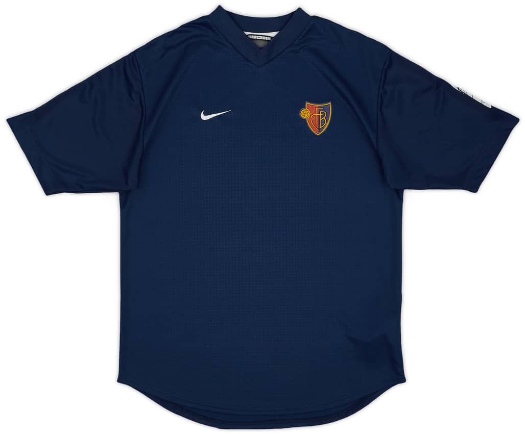 2002-03 FC Basel Nike Training Shirt - 8/10 - (S)
