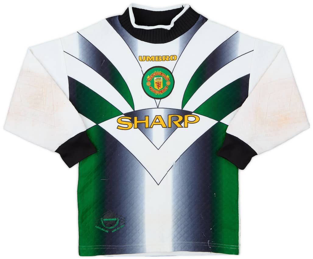 1996-97 Manchester United GK Shirt - 5/10 - (S.Boys)