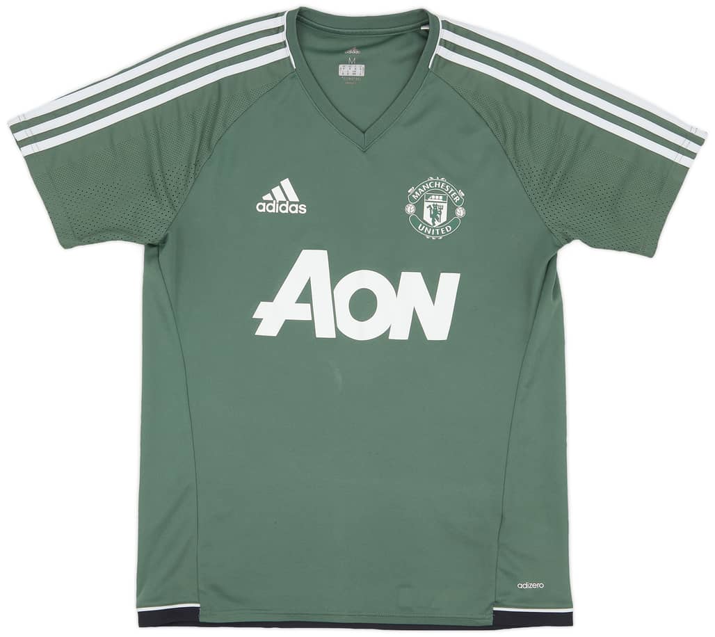 2017-18 Manchester United adizero Training Shirt - 8/10 - (M)