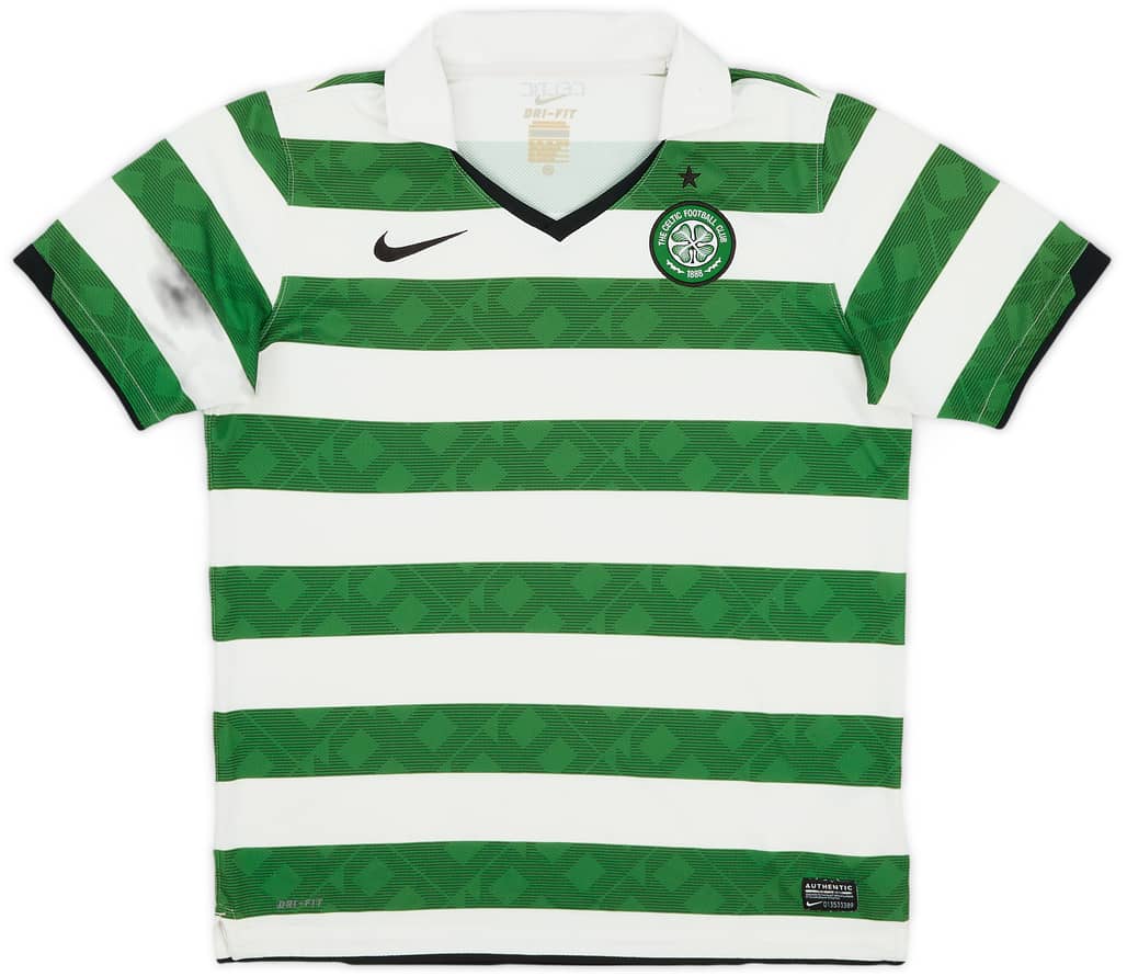 2010-12 Celtic Home Shirt - 7/10 - (XL.Boys)