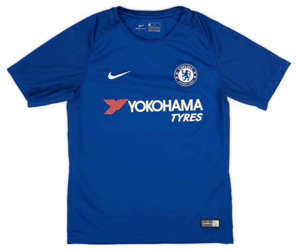 2017-18 Chelsea Home Shirt - 8/10 - (M.Boys)