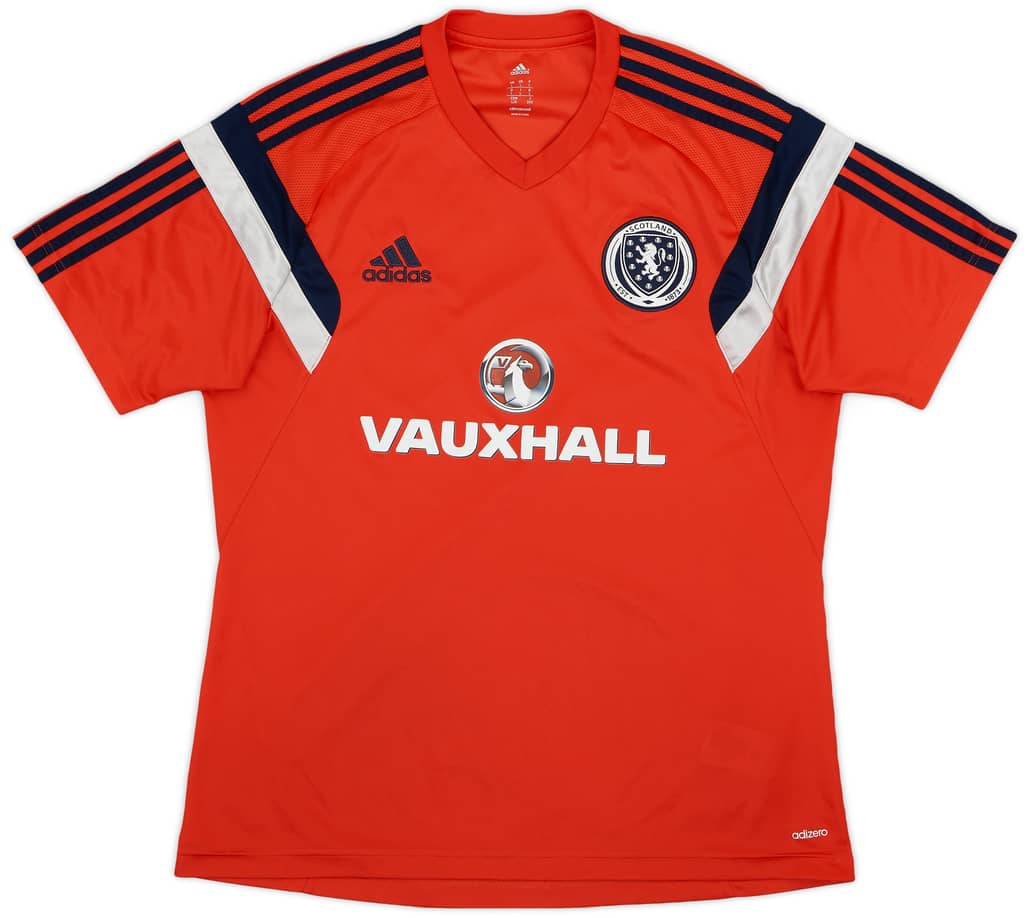 2013-14 Scotland adidas Training Shirt - 8/10 - (L)