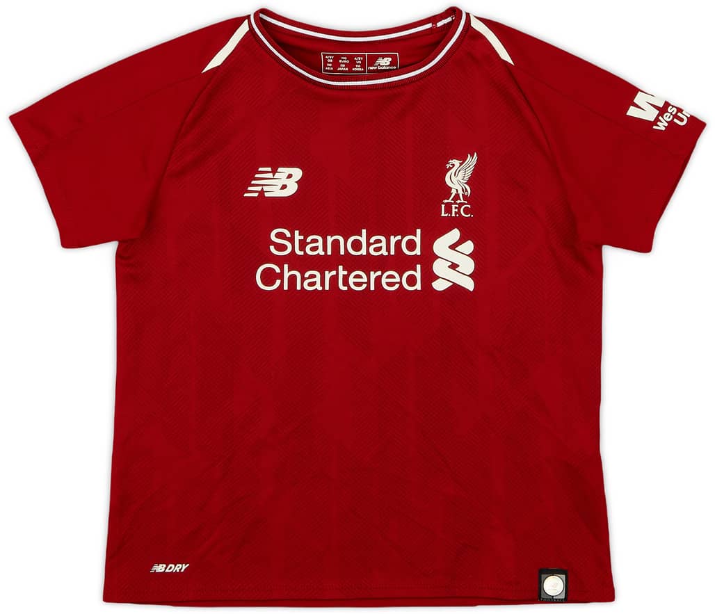 2018-19 Liverpool Home Shirt - 8/10 - (4-5 Years)