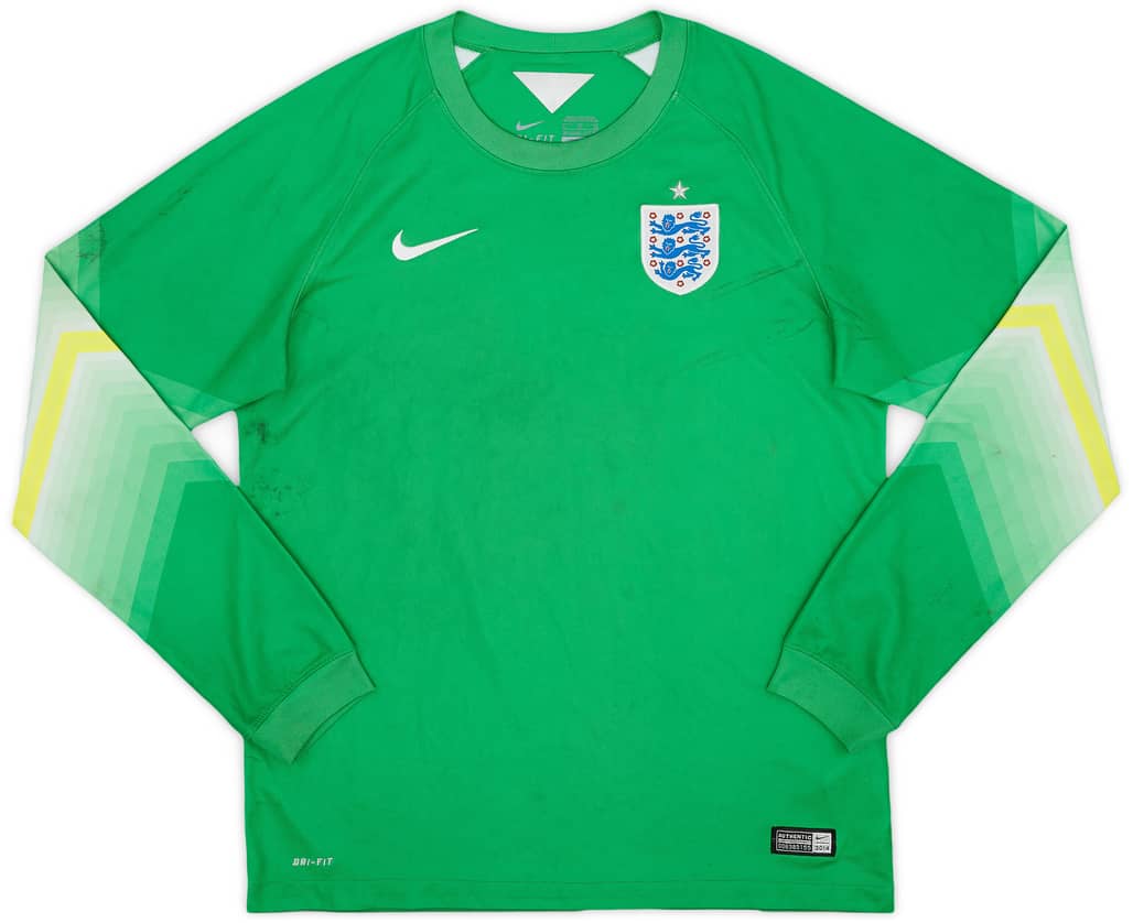 2014-15 England GK Shirt - 5/10 - (XL.Boys)