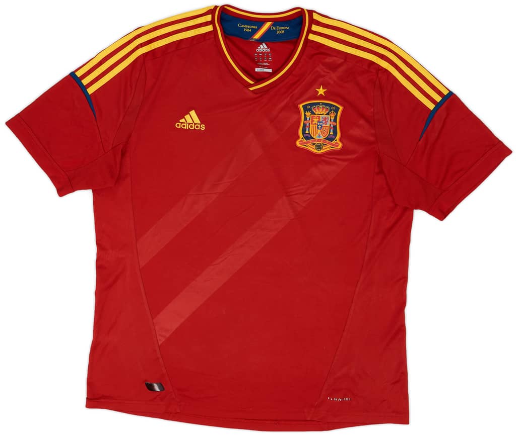 2011-12 Spain Home Shirt - 7/10 - (XL)