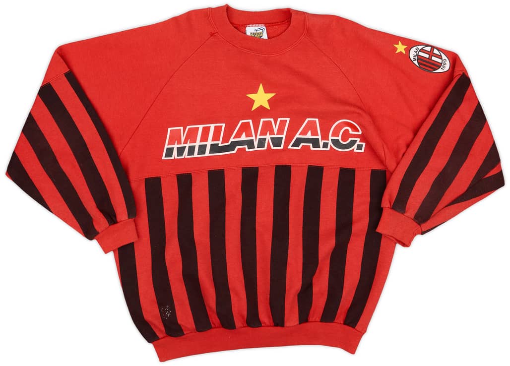 1990-91 AC Milan Le Felpe dei Grandi Club Sweat Top - 6/10 - (L)