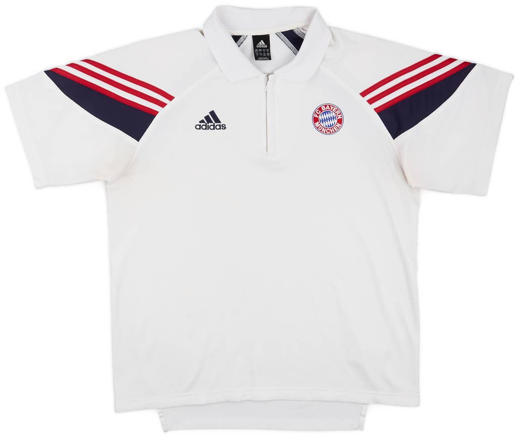 2003-04 Bayern Munich adidas 1/4 Zip Polo Shirt - 6/10 - (L/XL)