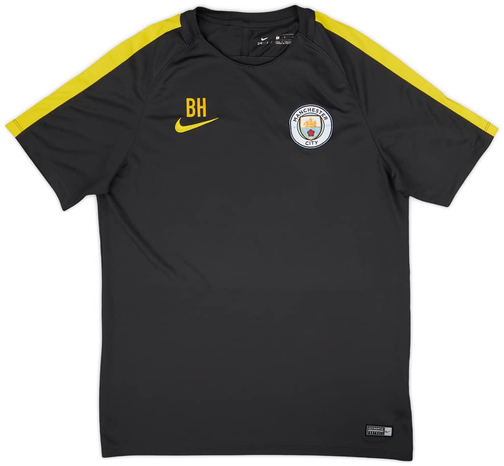 2016-17 Manchester City Nike Staff Issue Training Shirt #BH - 6/10 - (L)