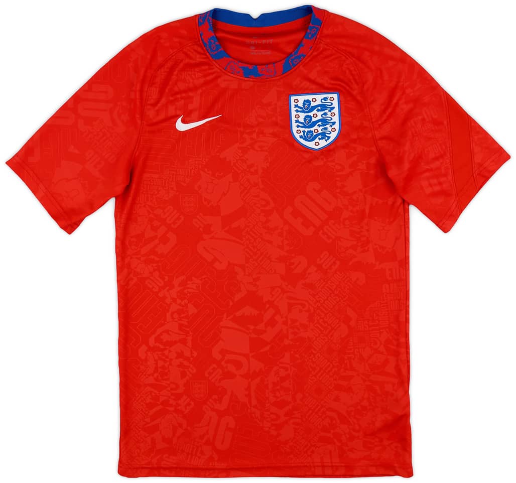 2020-2021 England Nike Training Shirt - 9/10 - (S)