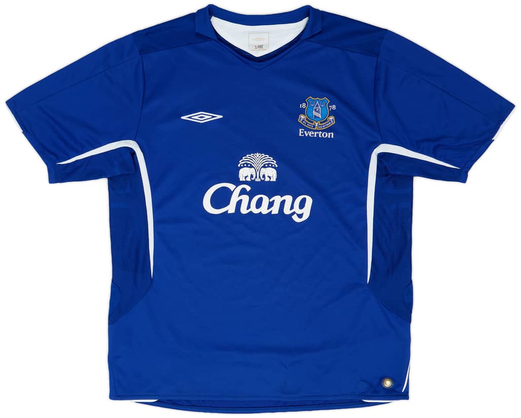 2005-06 Everton Home Shirt - 8/10 - (XL)
