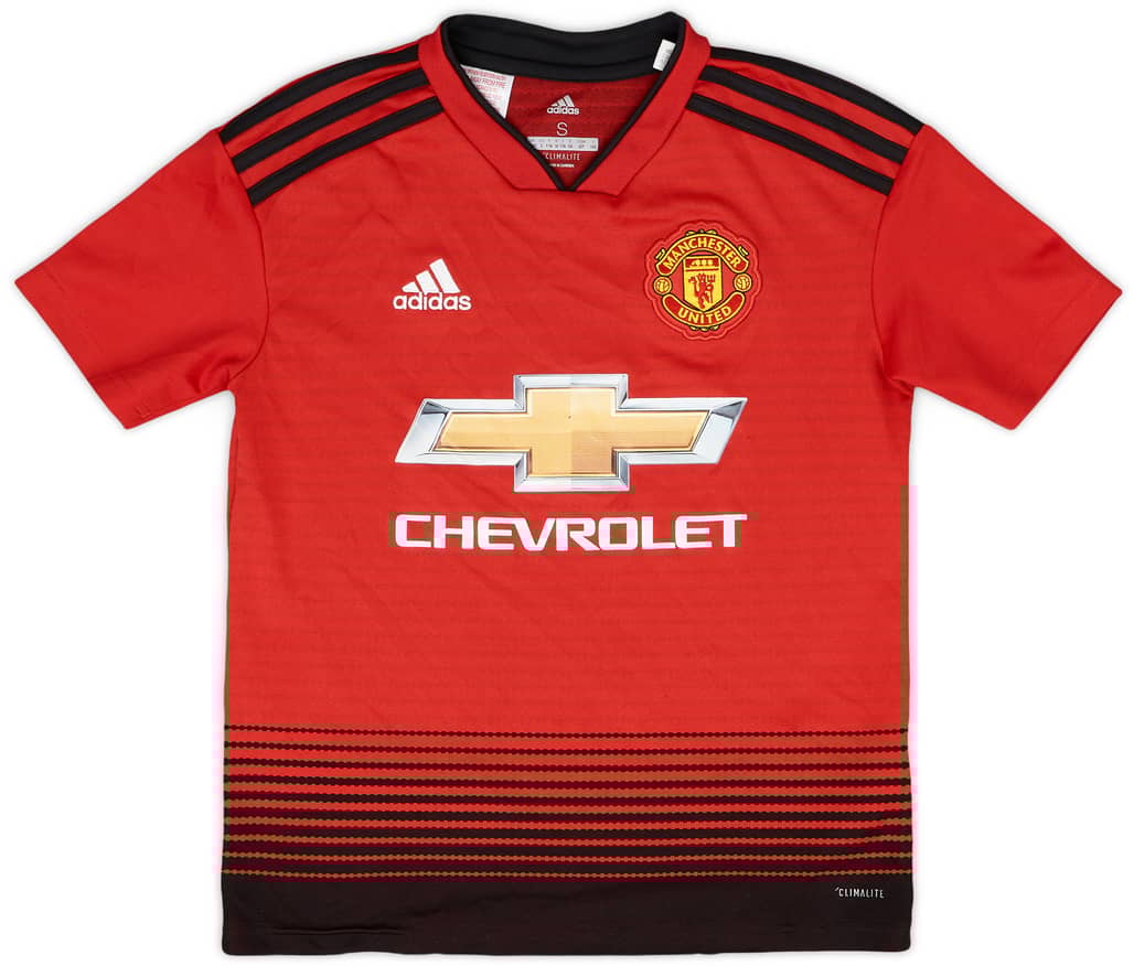 2018-19 Manchester United Home Shirt - 6/10 - (S.Boys)