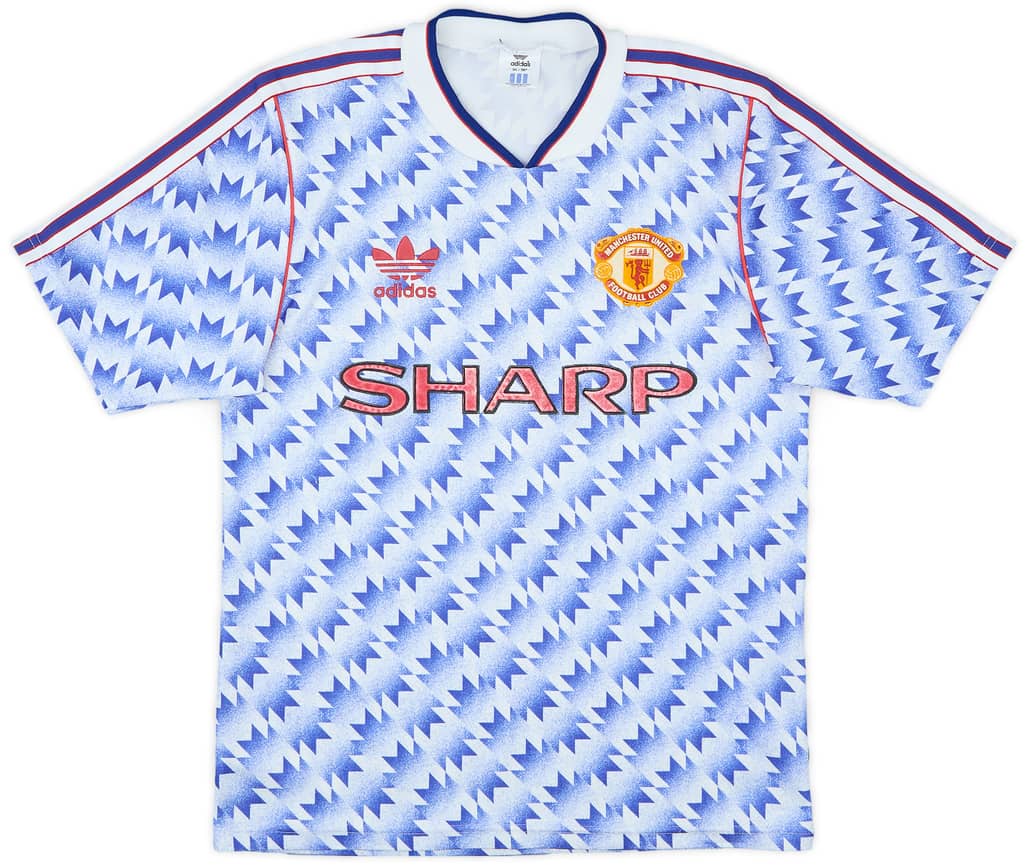 1990-92 Manchester United Away Shirt - 7/10 - (S)