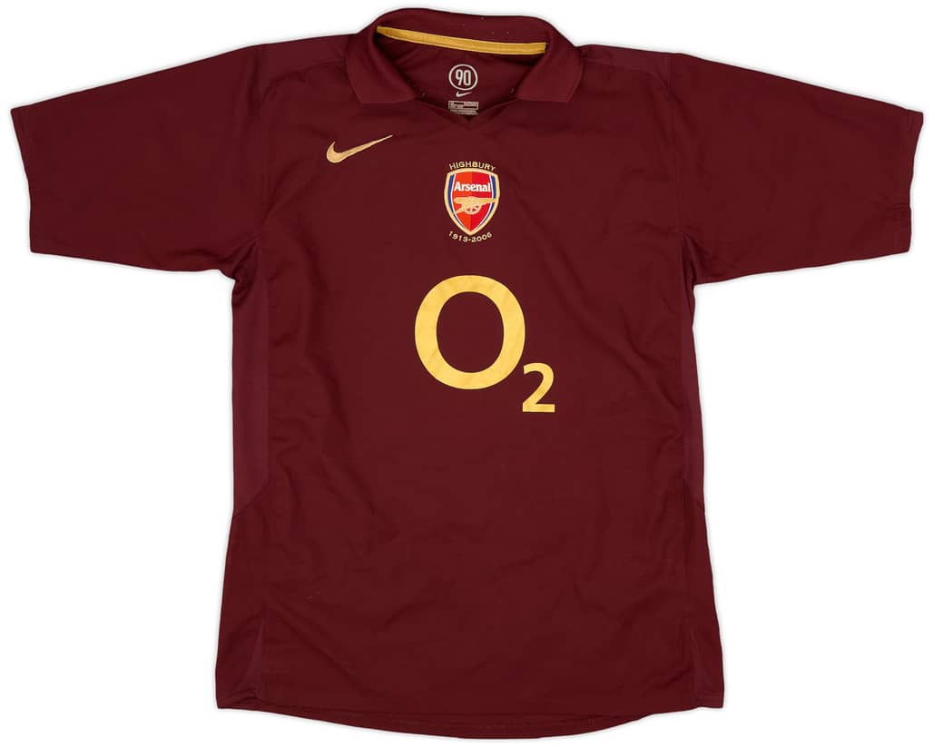 2005-06 Arsenal Home Shirt - 8/10 - (XL.Boys)