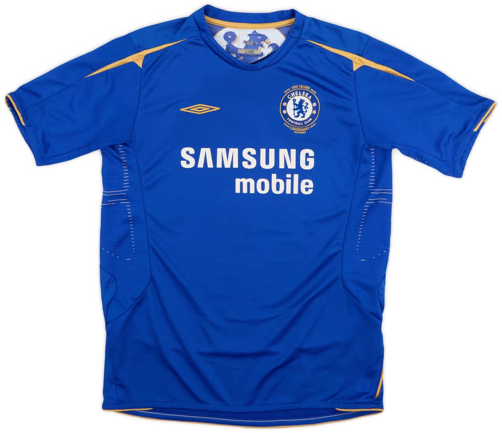 2005-06 Chelsea Centenary Home Shirt - 7/10 - (XL.Boys)
