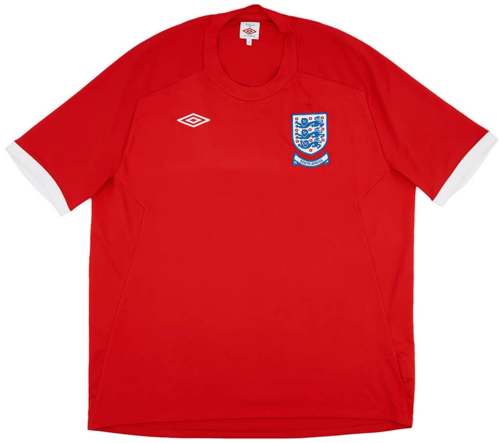 2010-11 England 'South Africa' Away Shirt - 9/10 - (3XL)