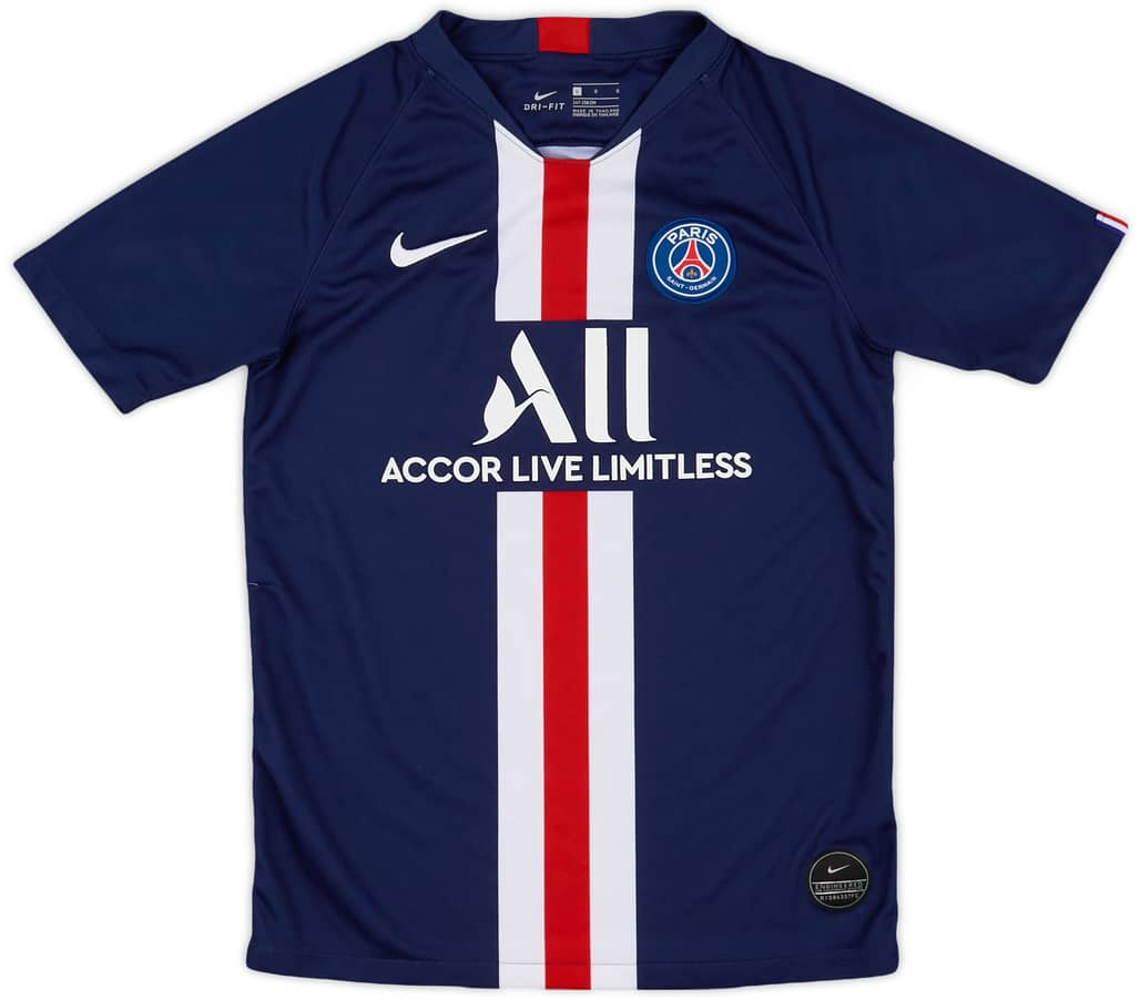 2019-20 Paris Saint-Germain Home Shirt - 7/10 - (L.Boys)