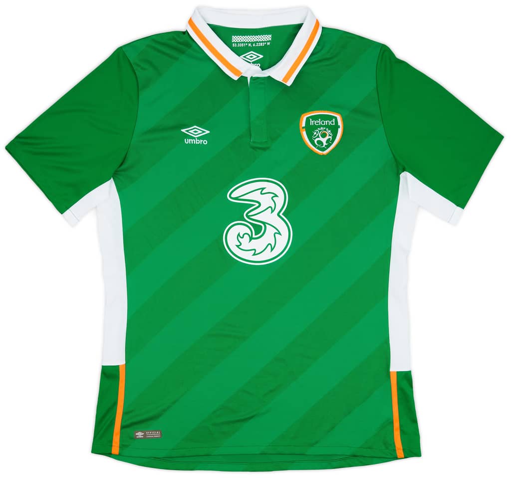 2016-17 Ireland Home Shirt - 8/10 - (XL)