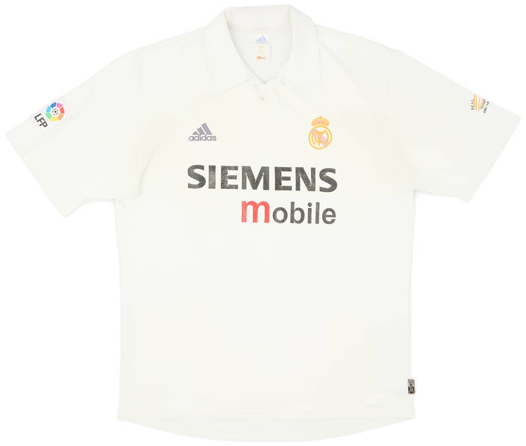 2002-03 Real Madrid Centenary Home Shirt - 4/10 - (L)