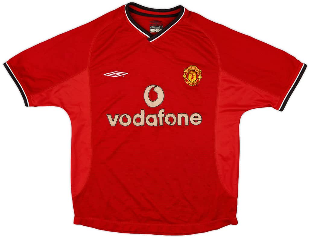 2000-02 Manchester United Home Shirt - 6/10 - (Y)