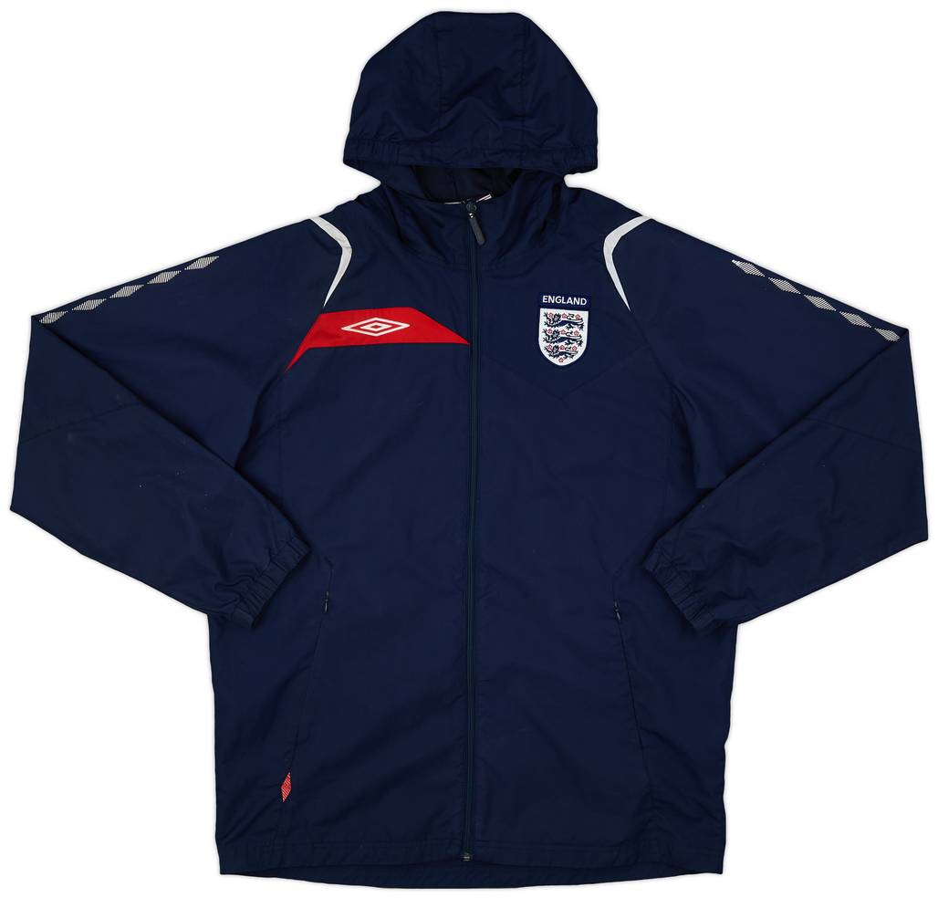 2007-09 England Umbro Hooded Rain Jacket - 8/10 - (L)