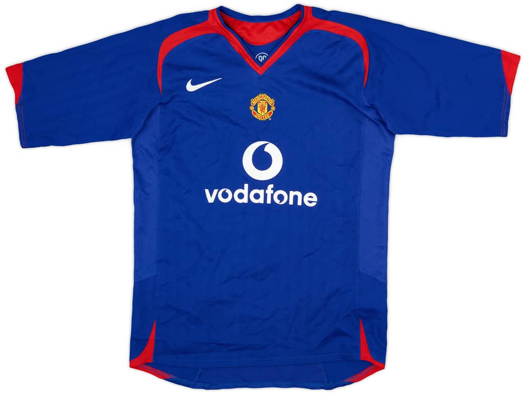 2005-06 Manchester United Away Shirt - 8/10 - (XL.Boys)